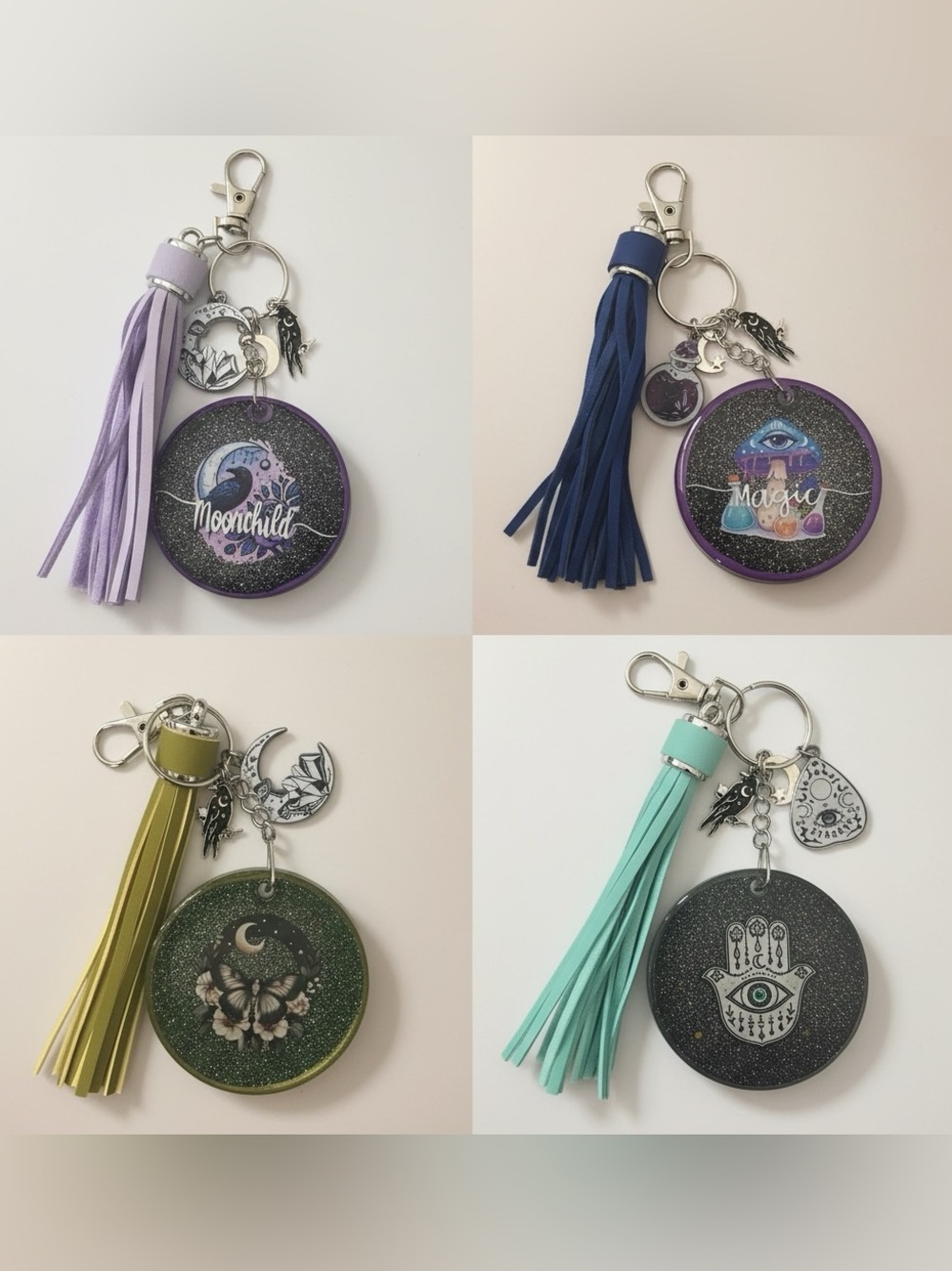 Handmade Resin Bag Charms/Keychain -